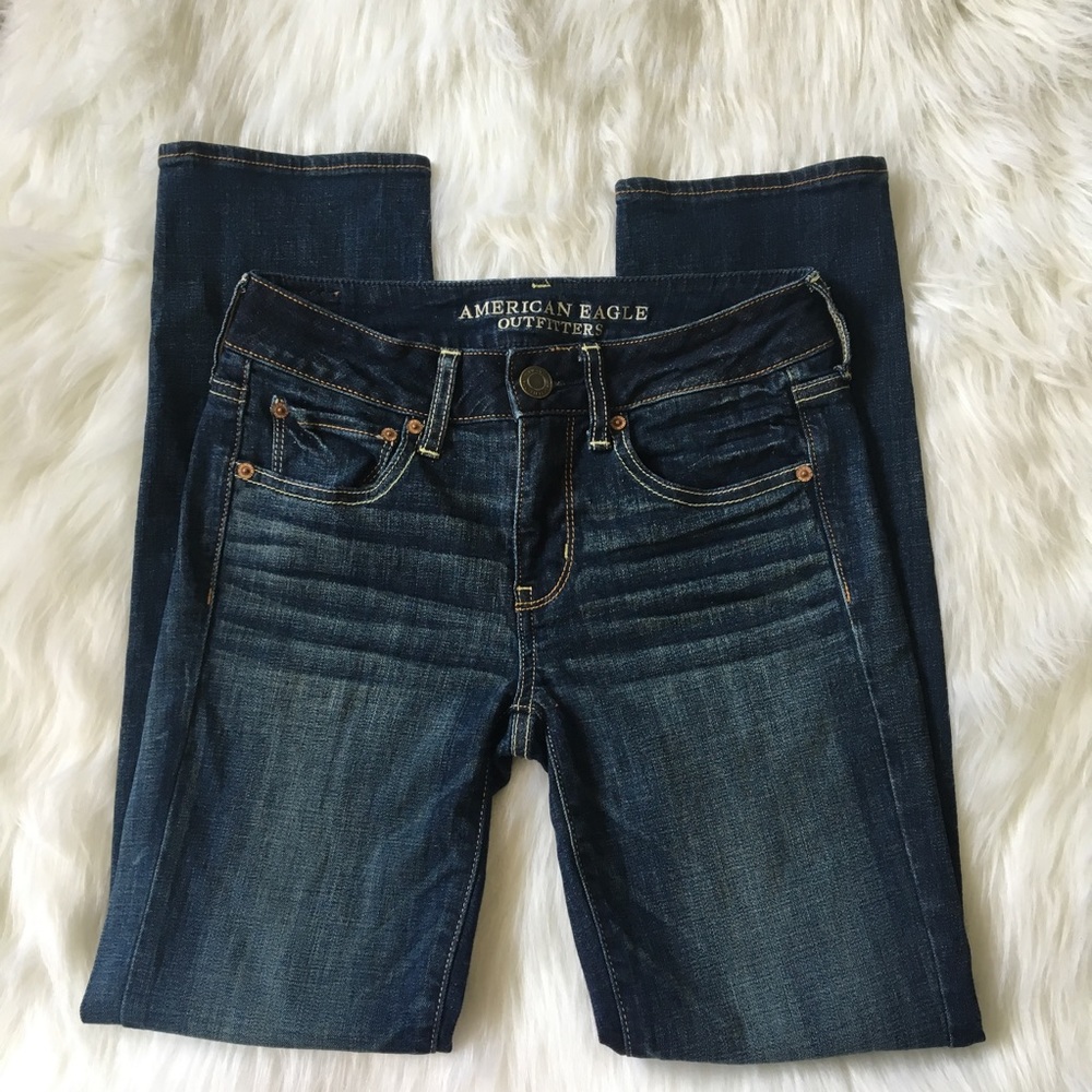 American Eagle | Straight Super Stretch Denim - Picture 1 of 6